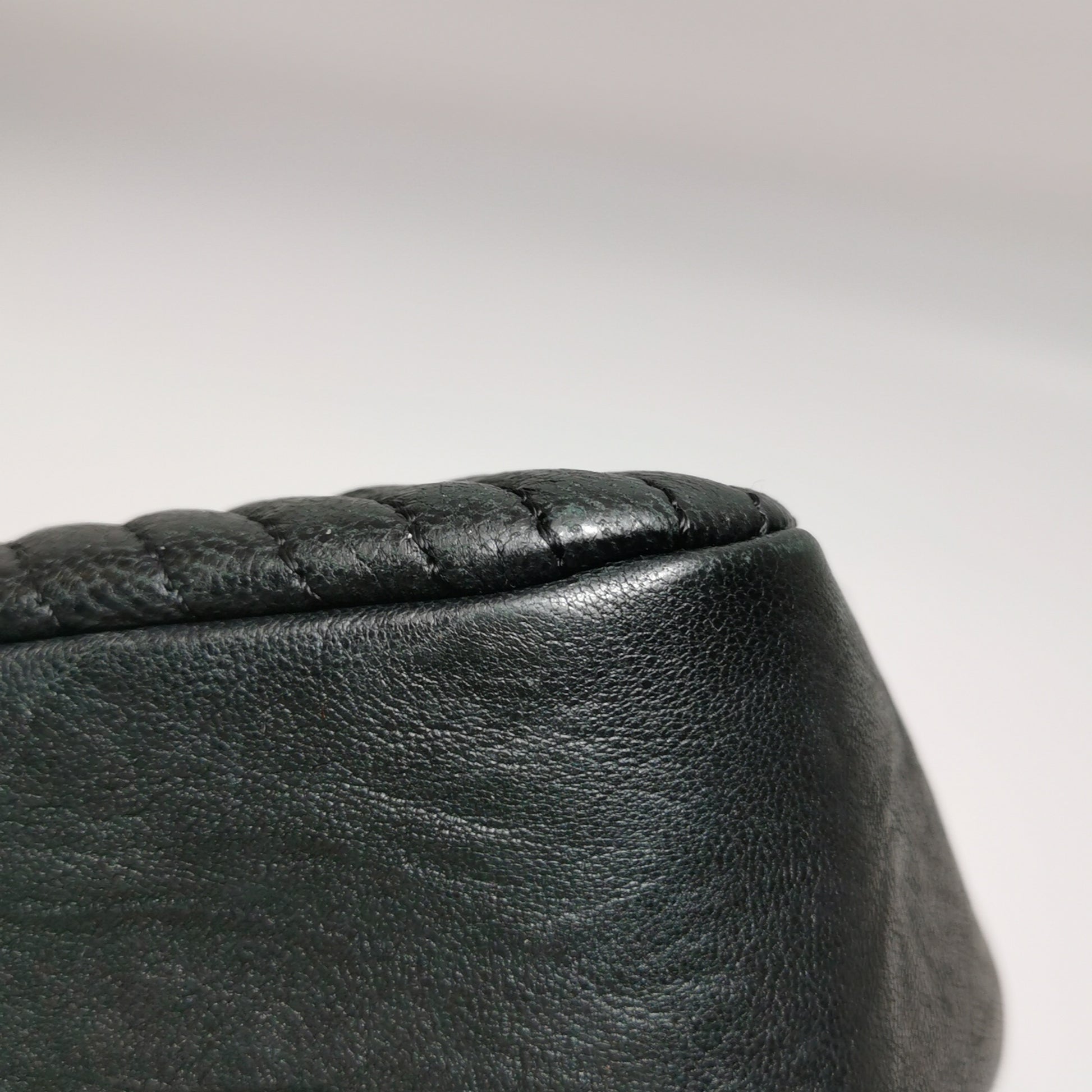 Chanel Chevron Quilted Medium Flap Wrinkled Calfskin