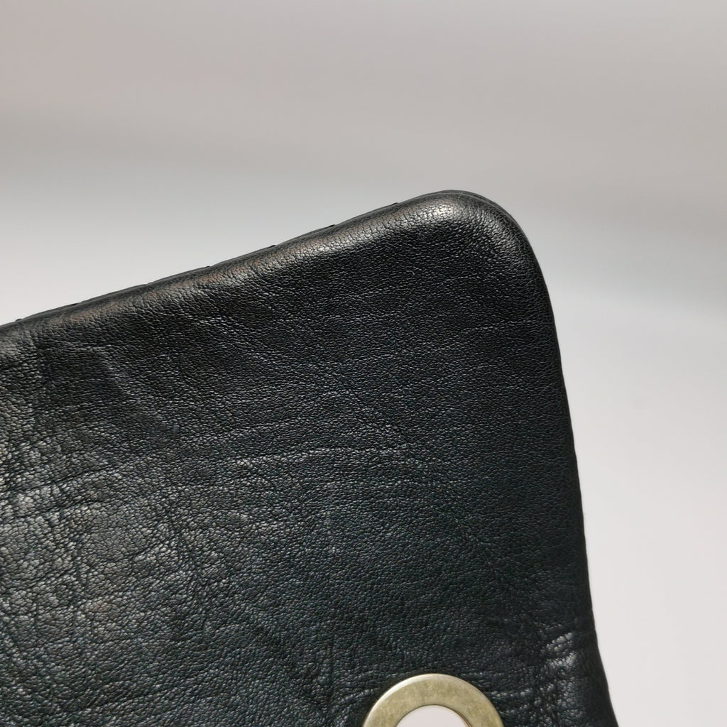 Chanel Chevron Quilted Medium Flap Wrinkled Calfskin