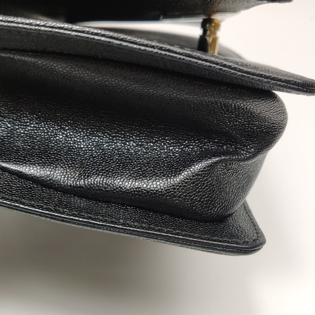 Chanel Boy Small Chevron Caviar Black LGHW