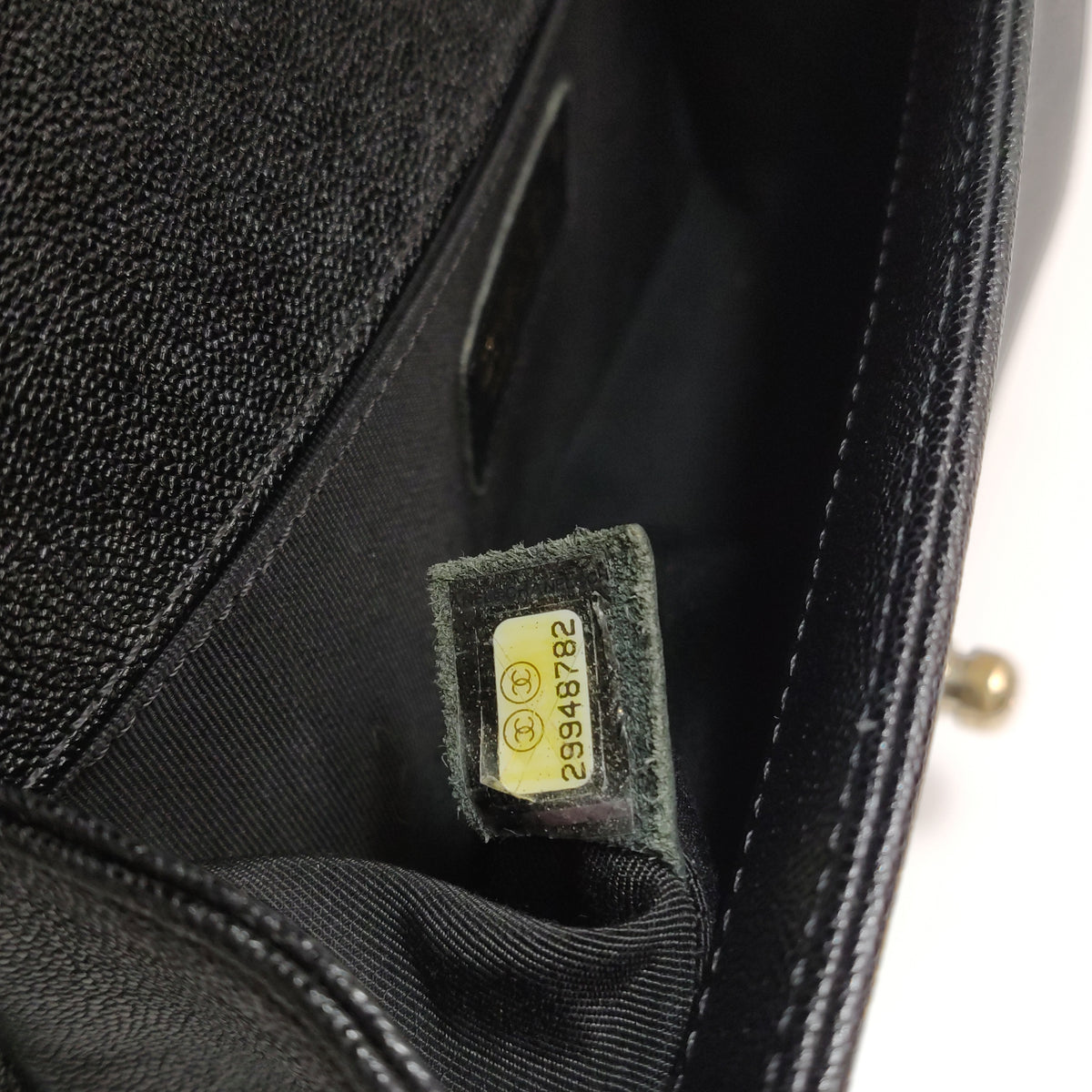 Chanel Boy Small Chevron Caviar Black LGHW