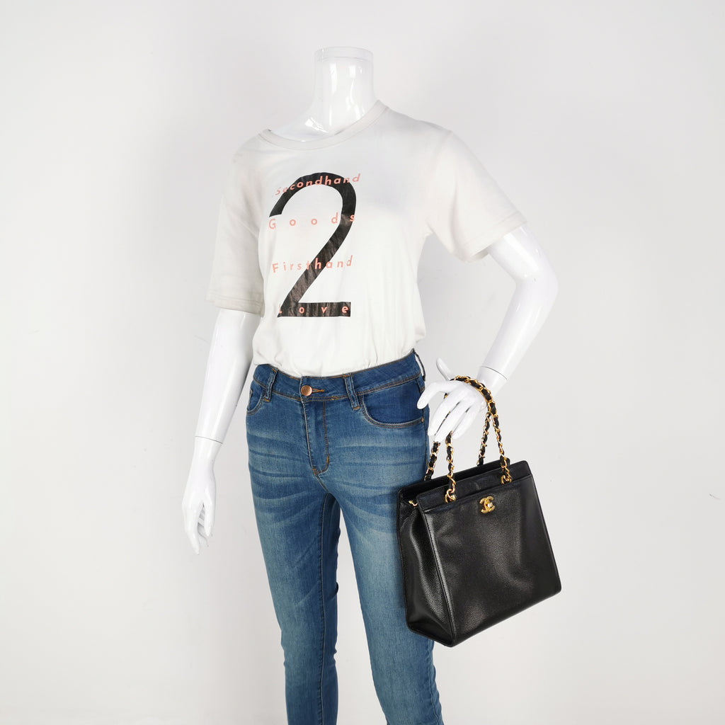 Chanel Shopper Tote Caviar