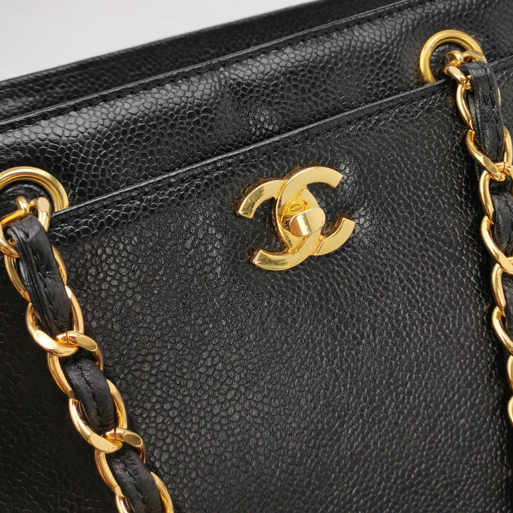 Chanel Shopper Tote Caviar