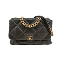 Chanel 19 Maxi Flap Dark Brown