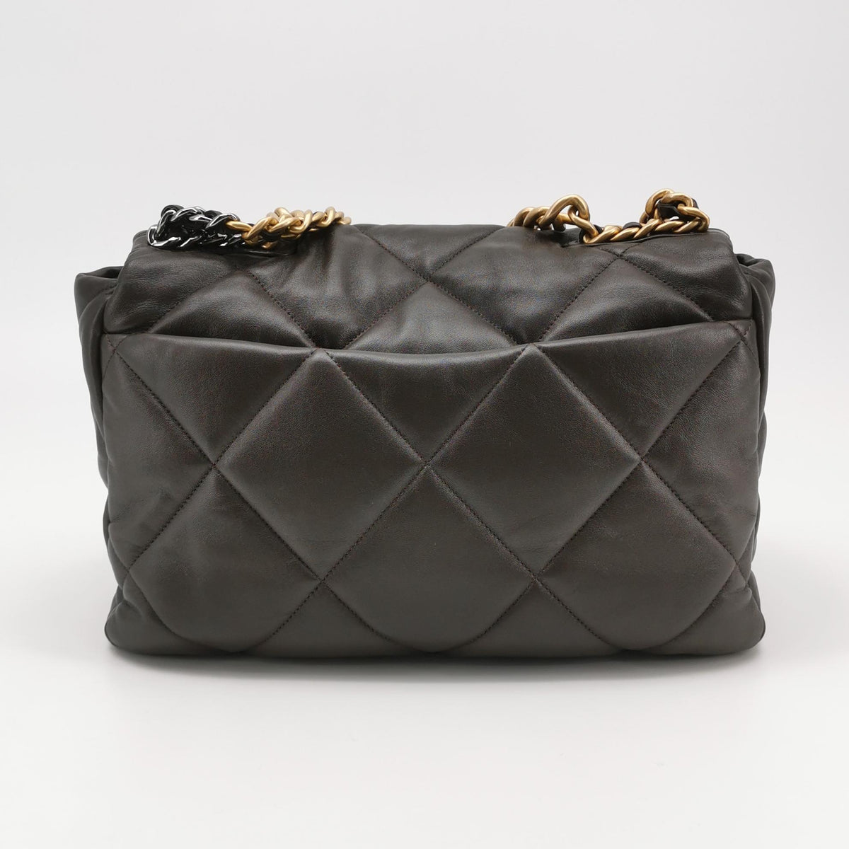 Chanel 19 Maxi Flap Dark Brown