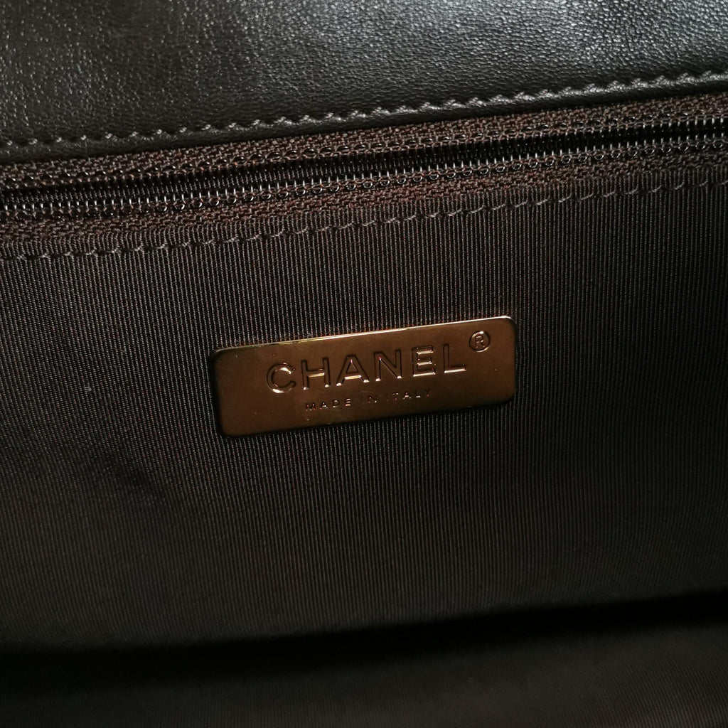 Chanel 19 Maxi Flap Dark Brown