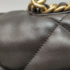 Chanel 19 Maxi Flap Dark Brown