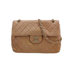 Chanel Single Flap Maxi Beige Lambskin