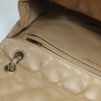 Chanel Single Flap Maxi Beige Lambskin