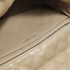 Chanel Single Flap Maxi Beige Lambskin