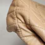 Chanel Single Flap Maxi Beige Lambskin