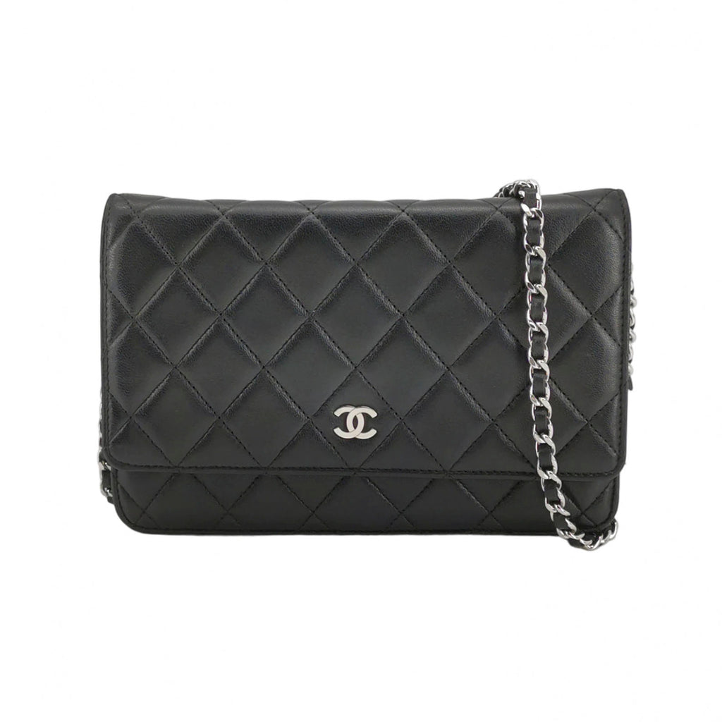 Chanel Wallet On Chain Black Lambskin SHW