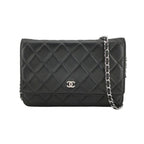 Chanel Wallet On Chain Black Lambskin SHW