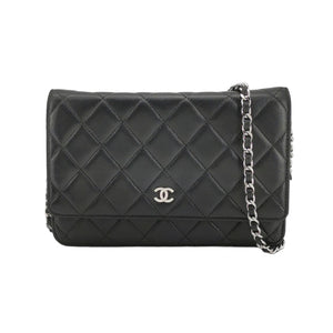 Chanel Wallet On Chain Black Lambskin SHW