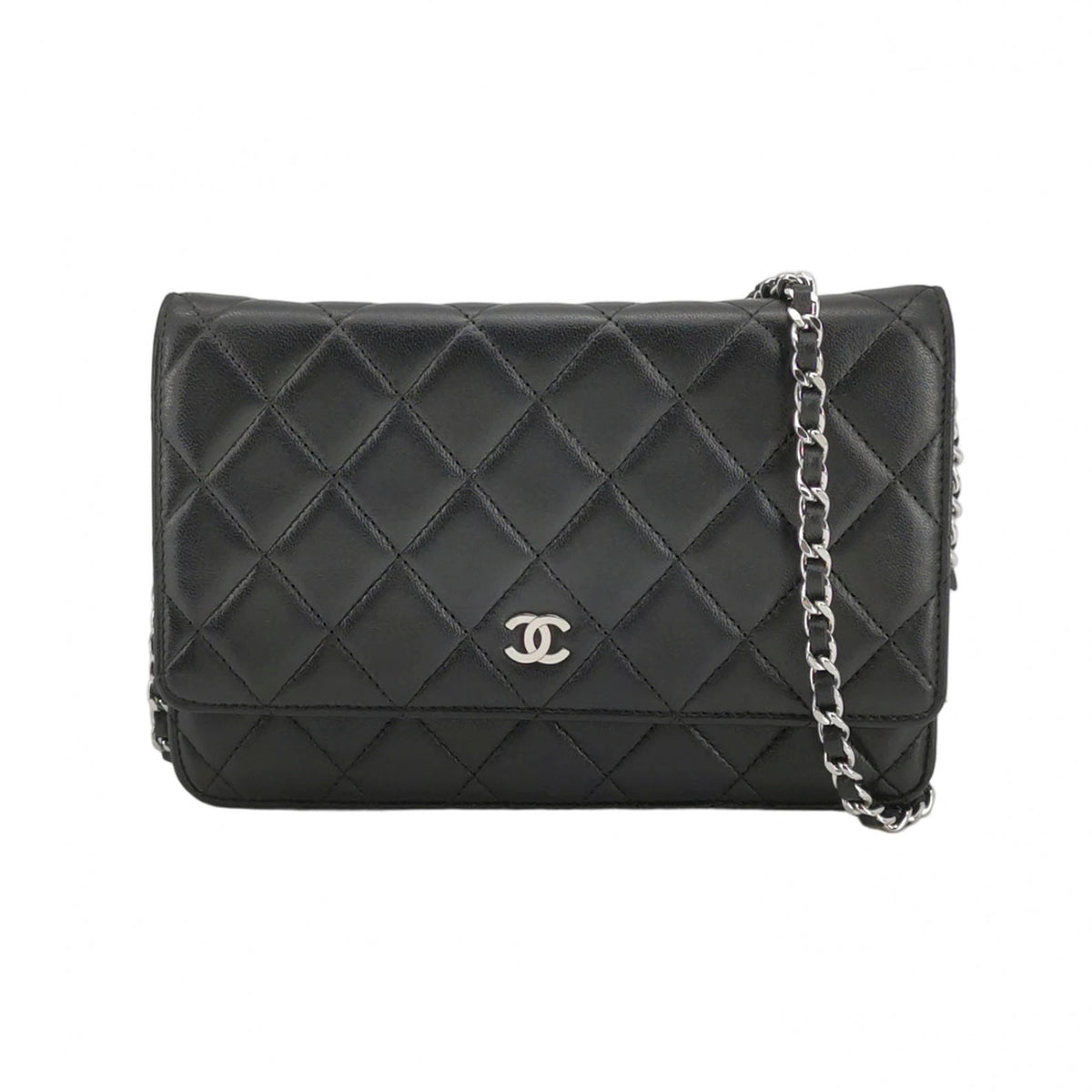 Chanel Wallet On Chain Black Lambskin SHW