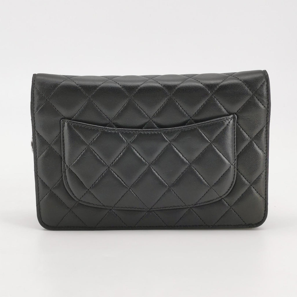 Chanel Wallet On Chain Black Lambskin SHW