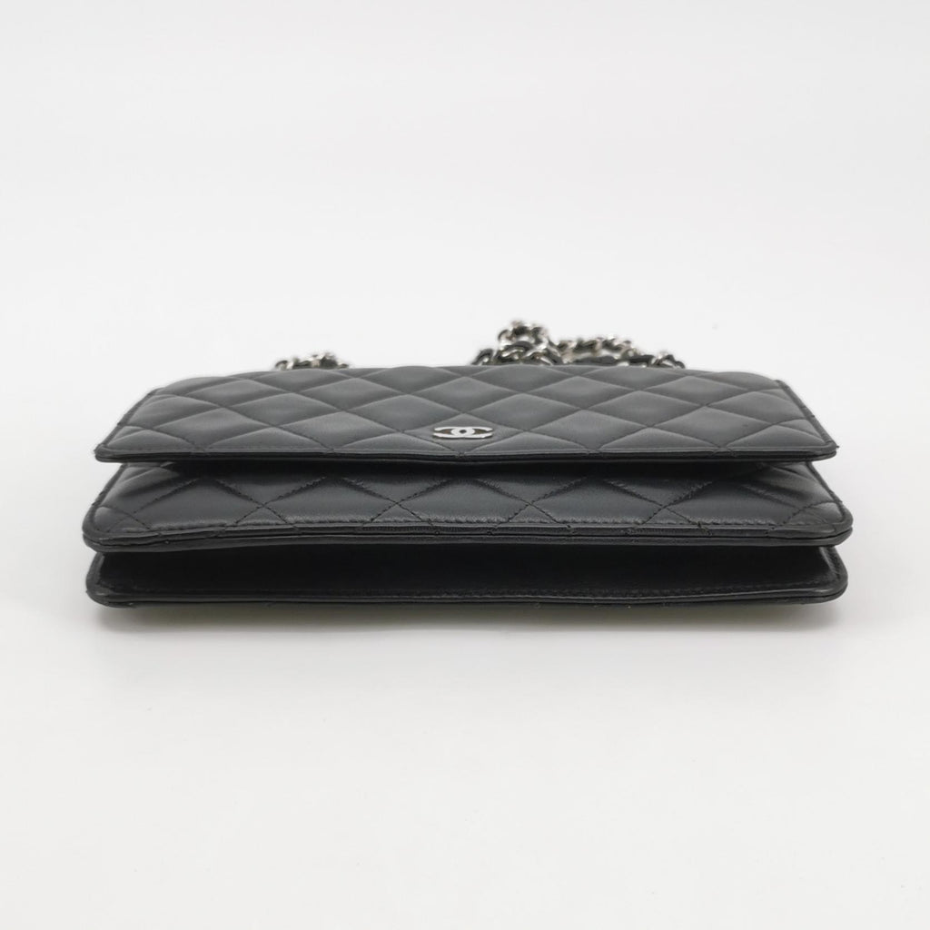 Chanel Wallet On Chain Black Lambskin SHW