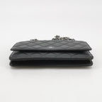 Chanel Wallet On Chain Black Lambskin SHW