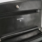 Chanel Wallet On Chain Black Lambskin SHW