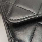 Chanel Wallet On Chain Black Lambskin SHW