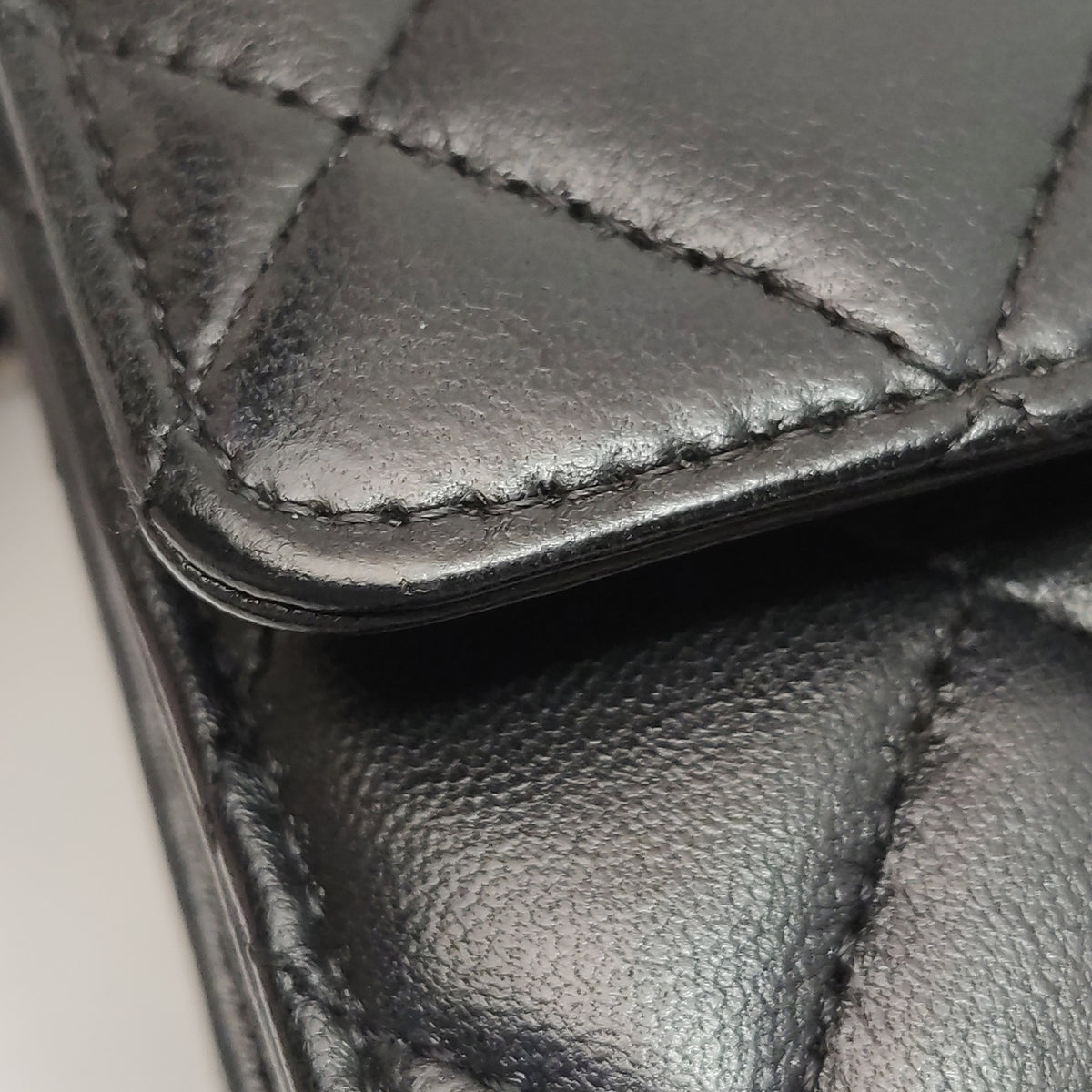 Chanel Wallet On Chain Black Lambskin SHW