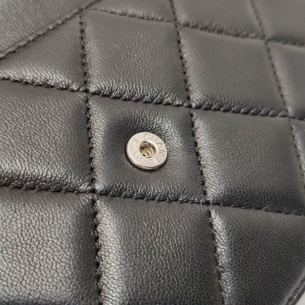Chanel Wallet On Chain Black Lambskin SHW