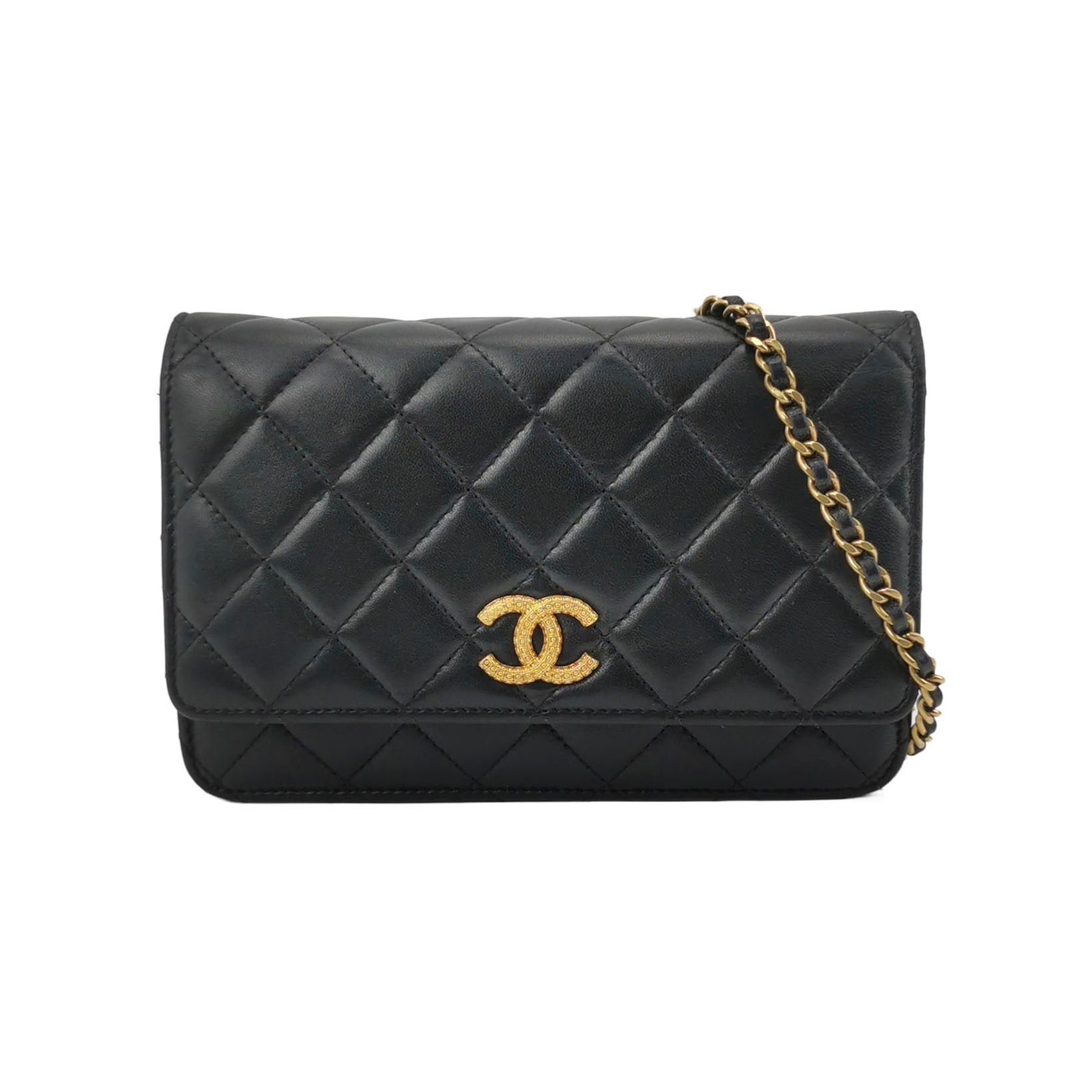 Chanel Wallet on Chain Lambskin Seasonal CC Logo