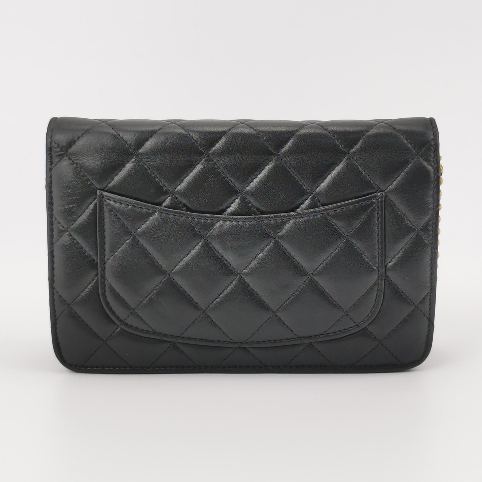 Chanel Wallet on Chain Lambskin Seasonal CC Logo