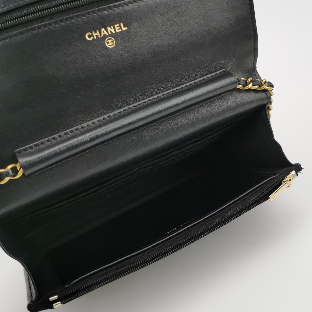 Chanel Wallet on Chain Lambskin Seasonal CC Logo