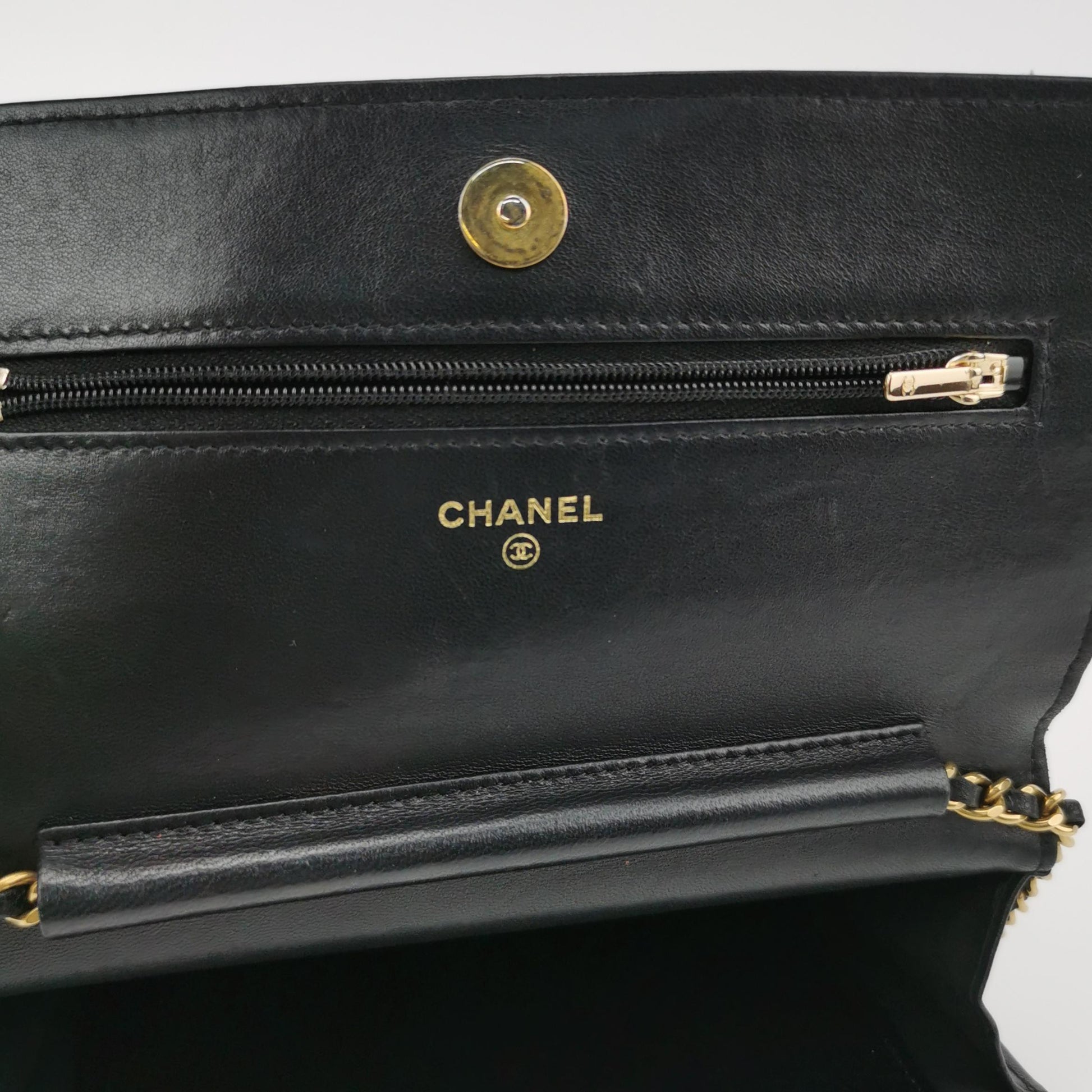 Chanel Wallet on Chain Lambskin Seasonal CC Logo