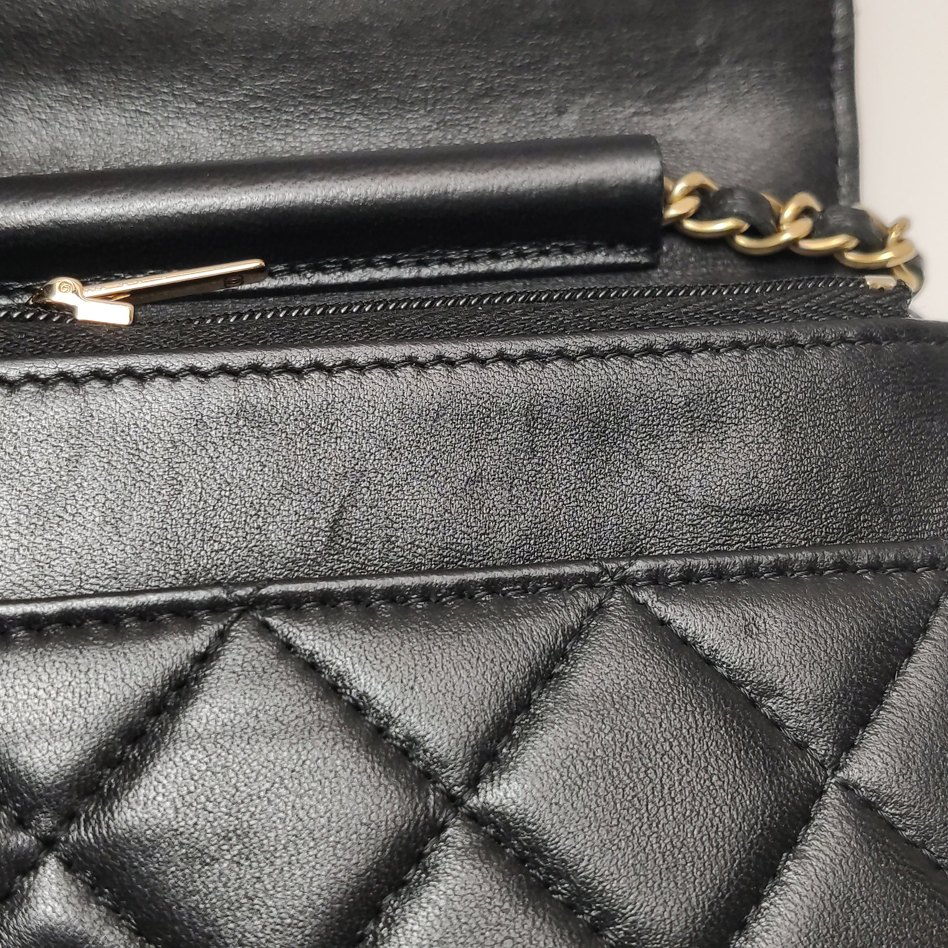 Chanel Wallet on Chain Lambskin Seasonal CC Logo