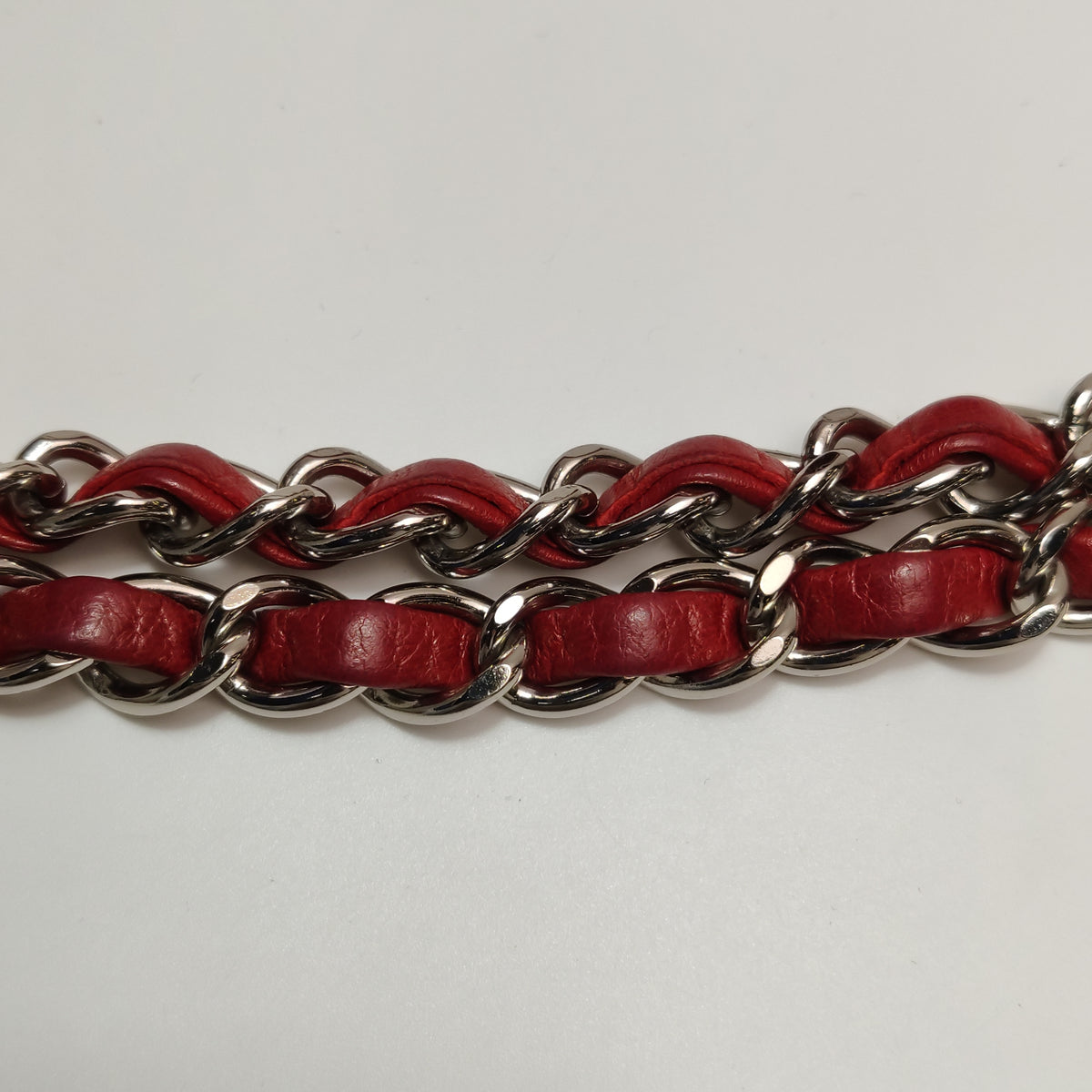 Chanel Single Flap Lambskin East West Red