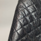 Chanel East West Reissue Flap Bag Quilted Glazed Calfskin