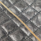 Chanel East West Reissue Flap Bag Quilted Glazed Calfskin