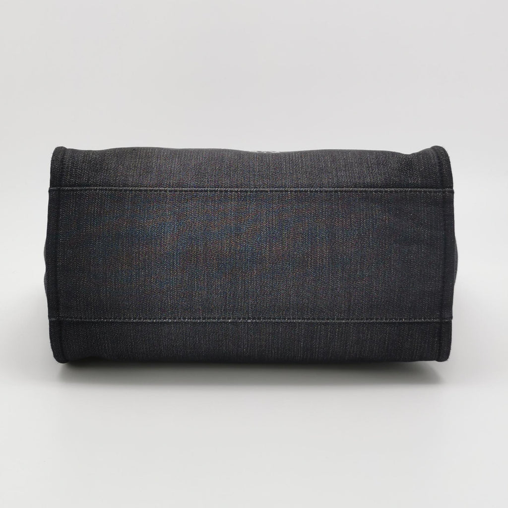 Chanel Deauville Medium Tote Dark Blue