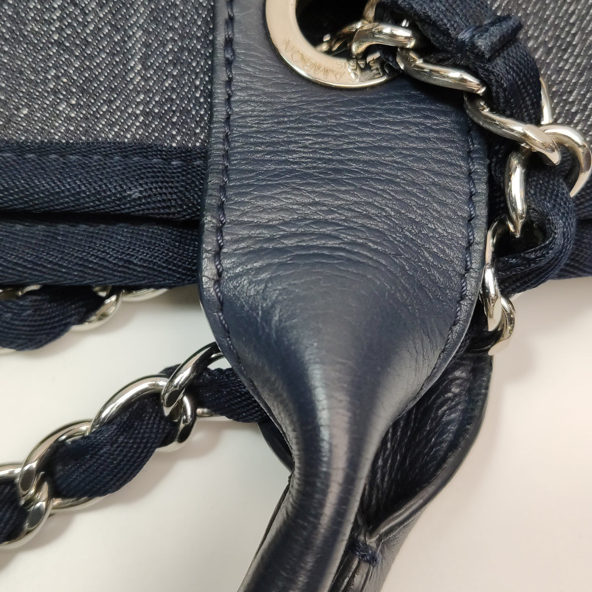 Chanel Deauville Medium Tote Dark Blue