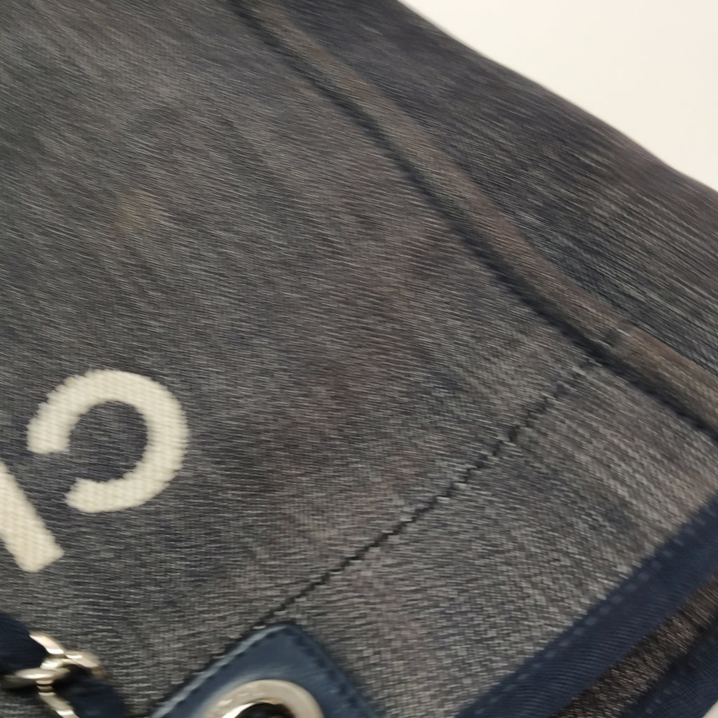 Chanel Deauville Medium Tote Dark Blue