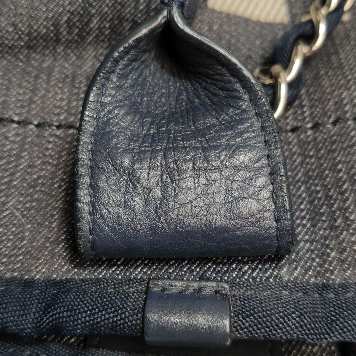 Chanel Deauville Medium Tote Dark Blue