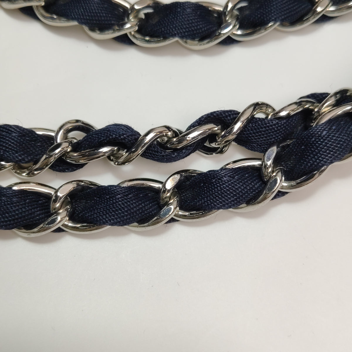 Chanel Deauville Medium Tote Dark Blue