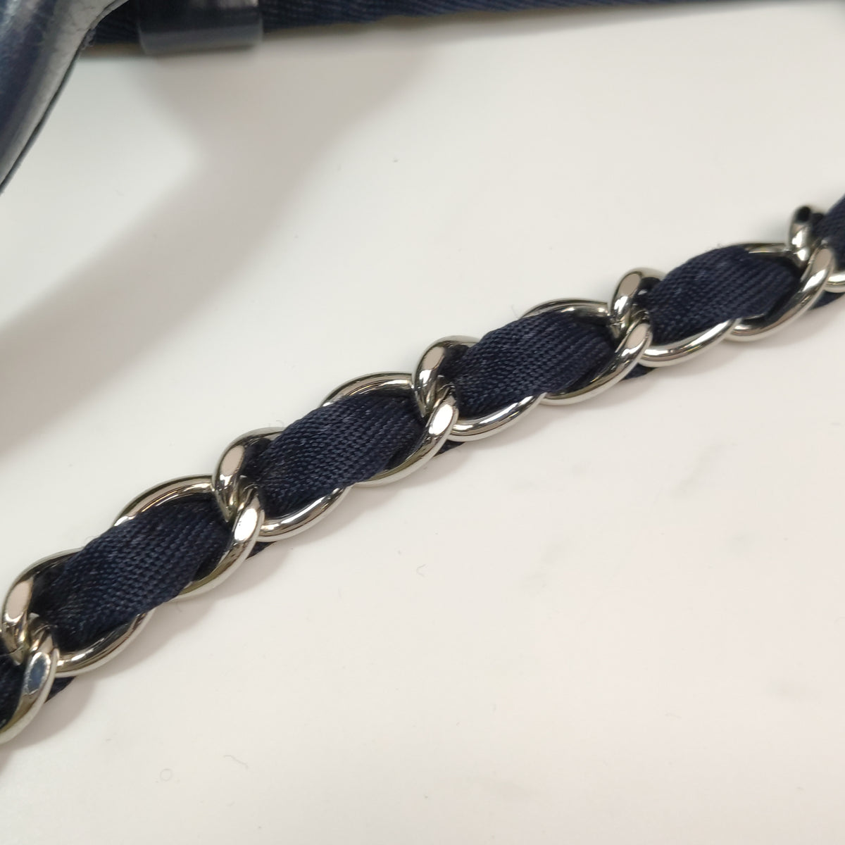 Chanel Deauville Medium Tote Dark Blue
