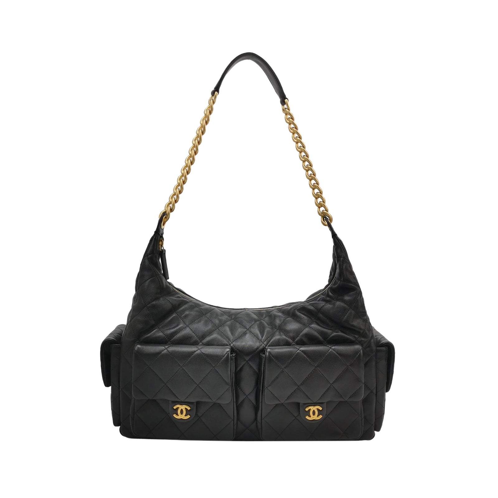 Chanel Trendy Pockets Hobo Shoulder Bag