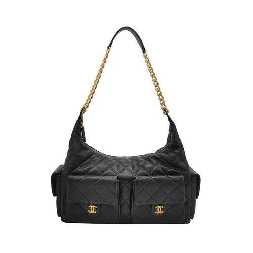 Chanel Trendy Pockets Hobo Shoulder Bag