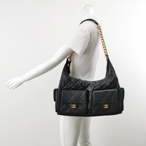 Chanel Trendy Pockets Hobo Shoulder Bag