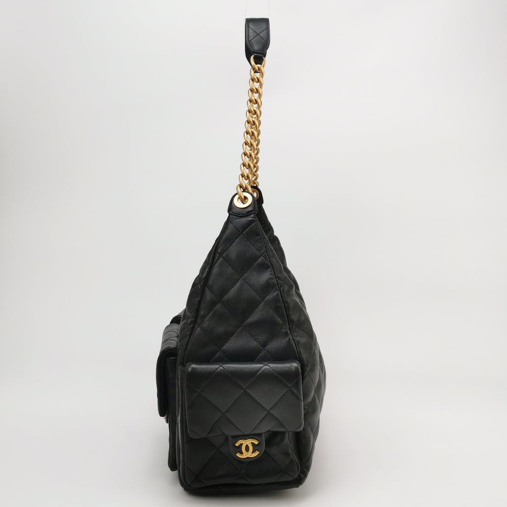 Chanel Trendy Pockets Hobo Shoulder Bag