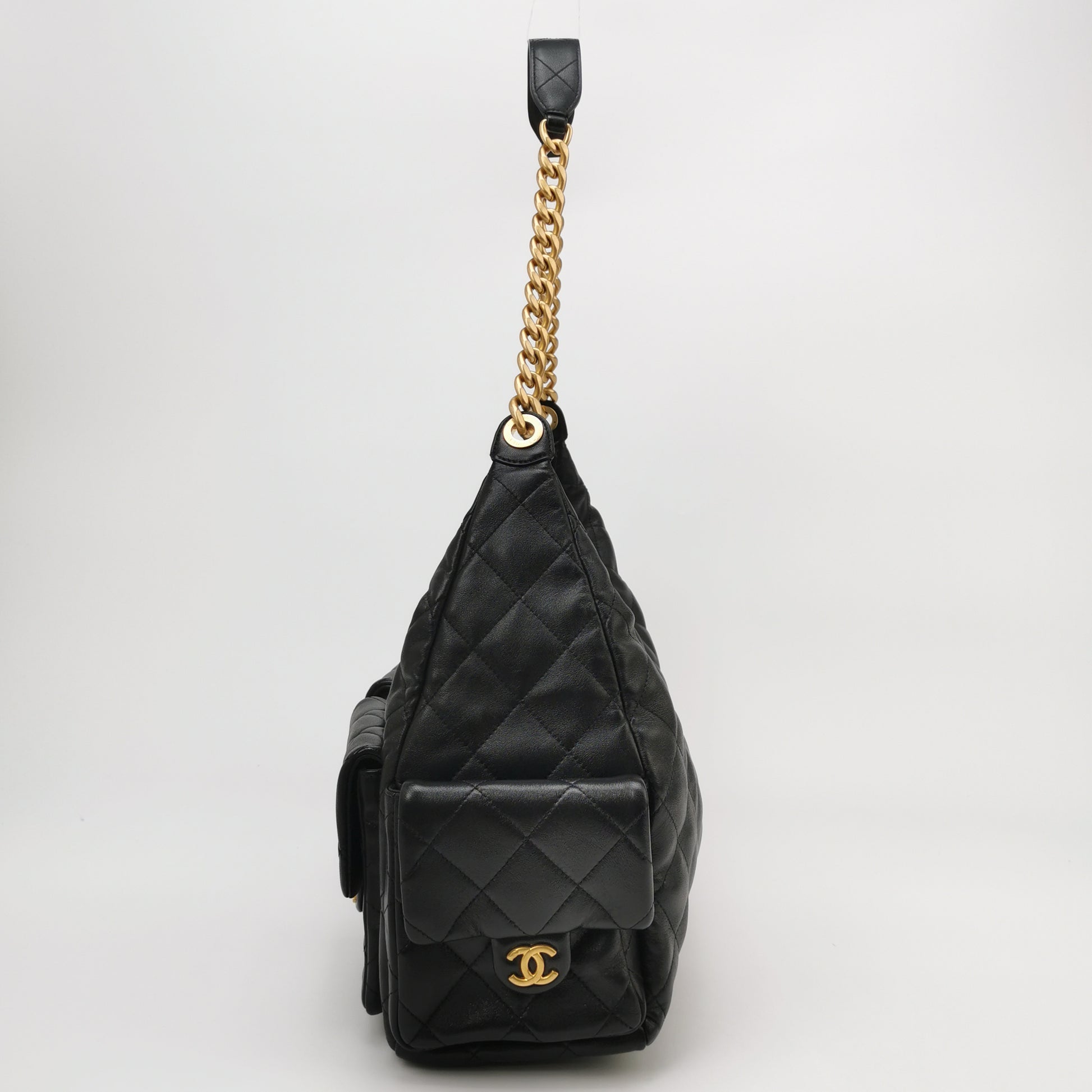 Chanel Trendy Pockets Hobo Shoulder Bag