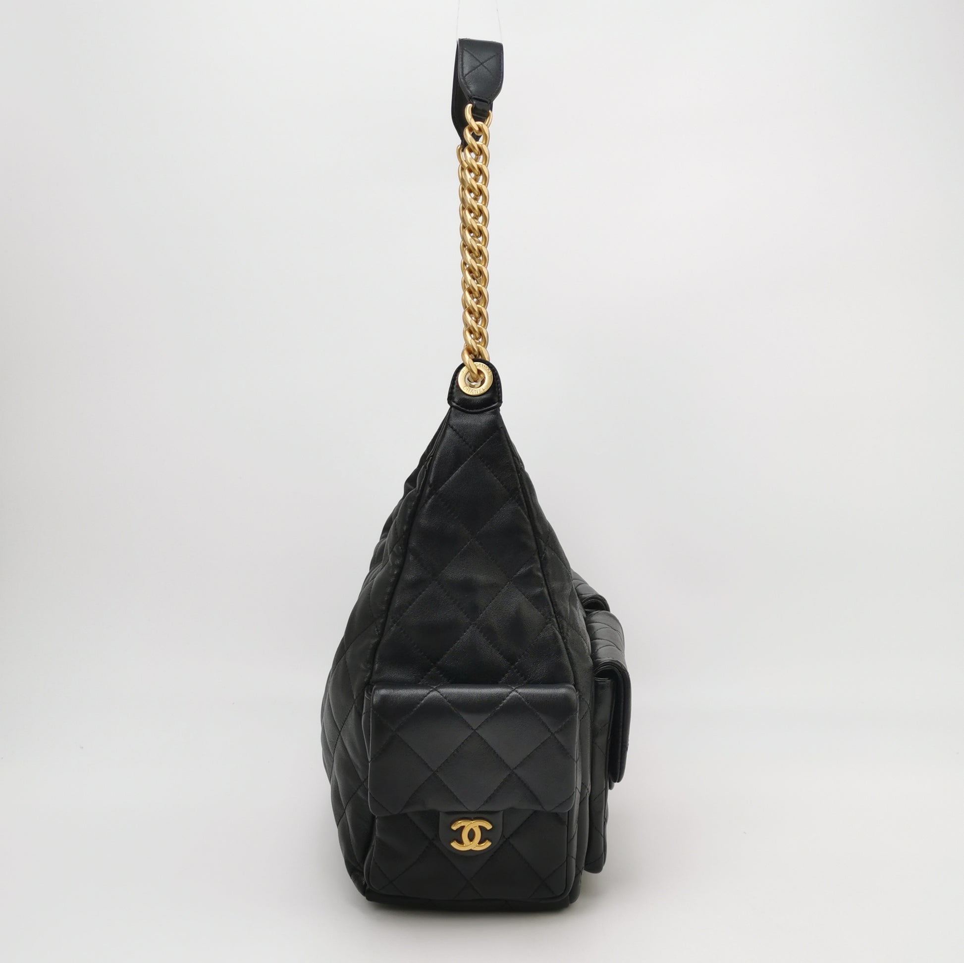 Chanel Trendy Pockets Hobo Shoulder Bag