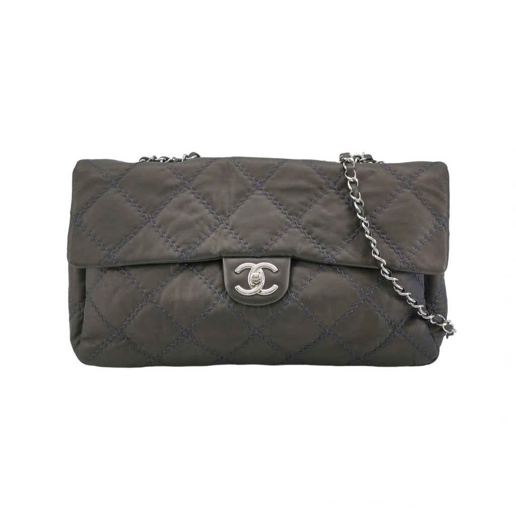 Chanel Ultimate Stitch Flap Bag Gray