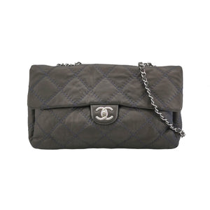 Chanel Ultimate Stitch Flap Bag Gray