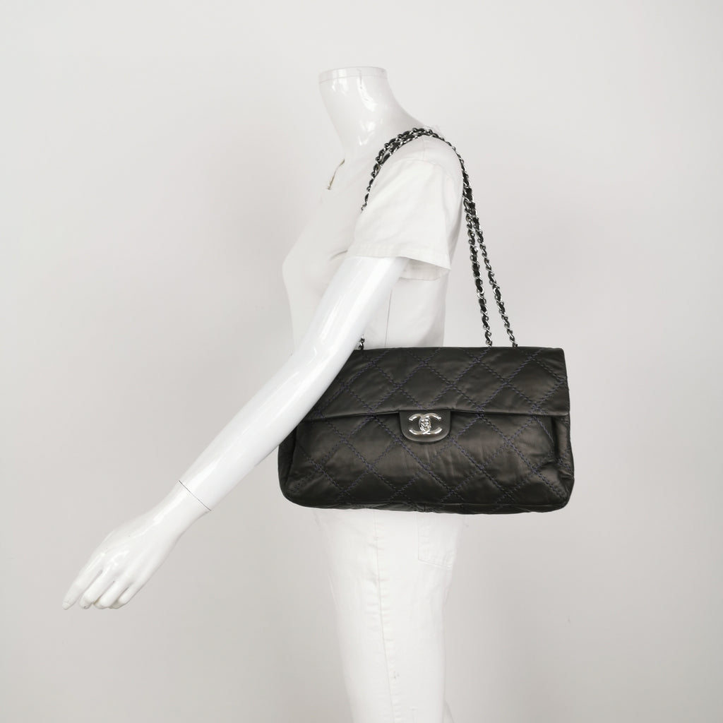 Chanel Ultimate Stitch Flap Bag Gray