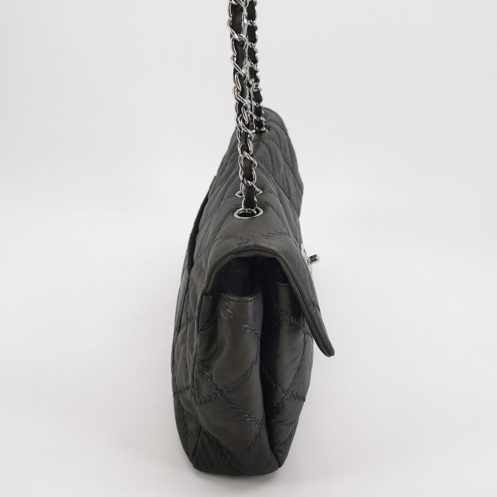 Chanel Ultimate Stitch Flap Bag Gray