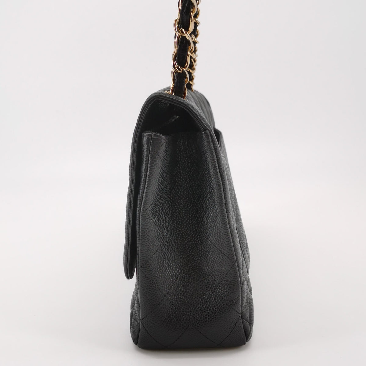 Chanel Flap Jumbo Caviar Black